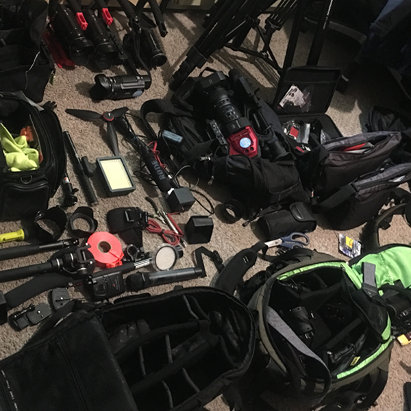 baja xl film documentary crew and film gear